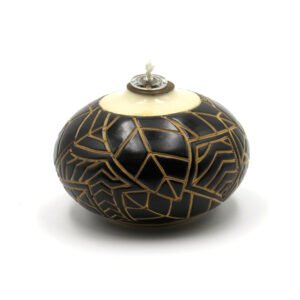 Black and white Oil Lamp